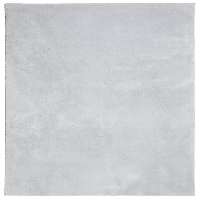 Covor HUARTE, fir scurt, moale și lavabil, gri, 200x200 cm - WALTI WALTI