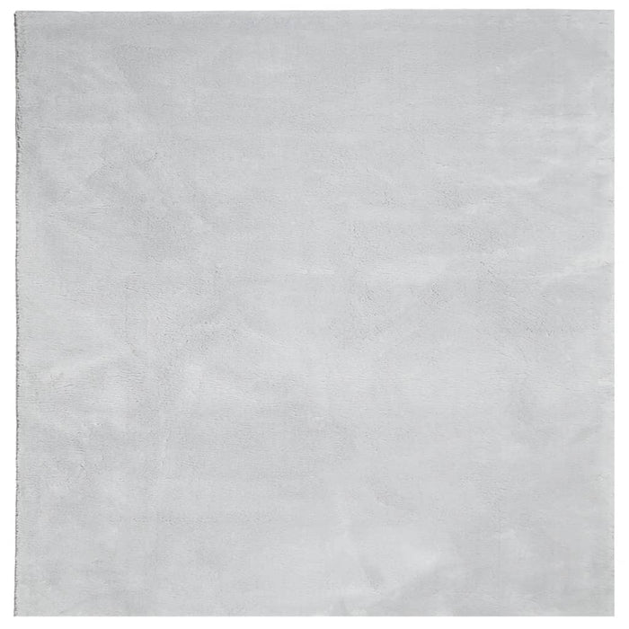 Covor HUARTE, fir scurt, moale și lavabil, gri, 240x240 cm - WALTI WALTI