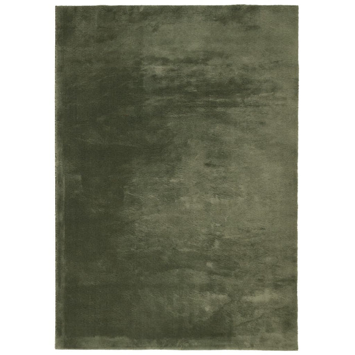 Covor HUARTE, fir scurt moale și lavabil verde pădure 160x230cm - WALTI WALTI
