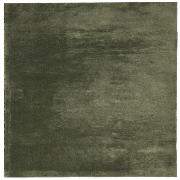 Covor HUARTE, fir scurt moale și lavabil verde pădure 200x200cm - WALTI WALTI