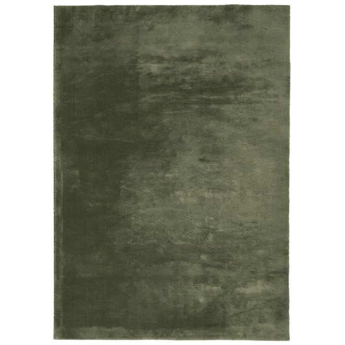 Covor HUARTE, fir scurt moale și lavabil verde pădure 200x280cm - WALTI WALTI