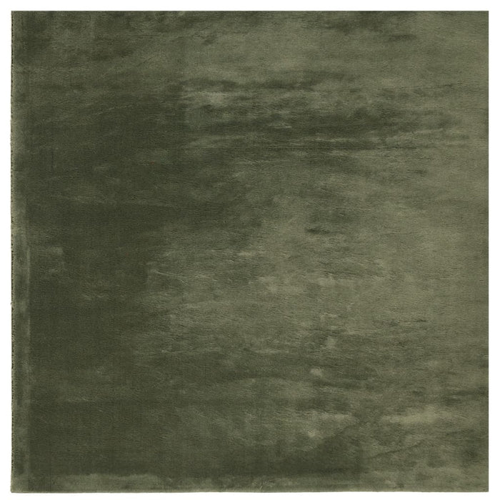 Covor HUARTE, fir scurt moale și lavabil verde pădure 240x240cm - WALTI WALTI