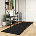 Covor HUARTE, fir scurt, moale și lavabil, negru, 80x250 cm - WALTI WALTI