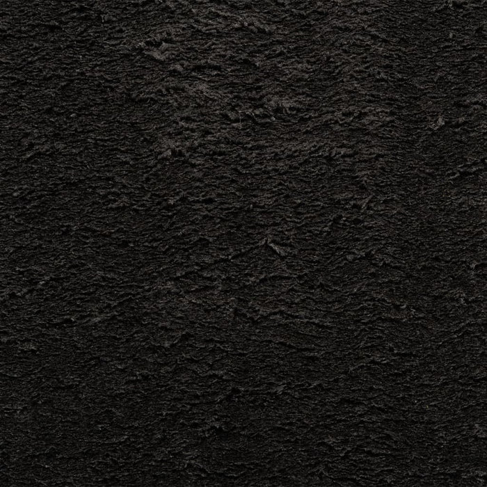 Covor HUARTE, fir scurt, moale și lavabil, negru, 160x160 cm - WALTI WALTI