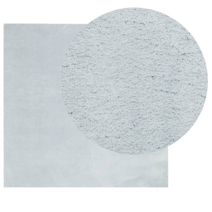Covor HUARTE, fir scurt, moale și lavabil, albastru, 160x160 cm - WALTI WALTI