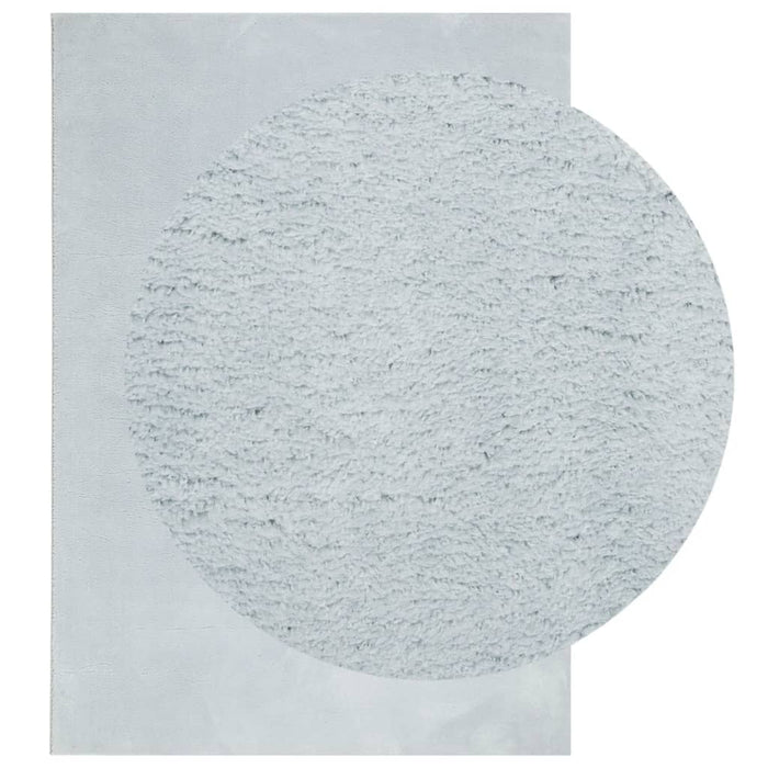 Covor HUARTE, fir scurt, moale și lavabil, albastru, 160x230 cm - WALTI WALTI