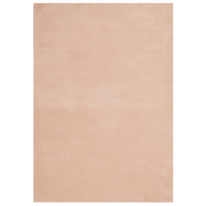 Covor HUARTE, fir scurt, moale și lavabil, roz pudră, 160x230cm - WALTI WALTI