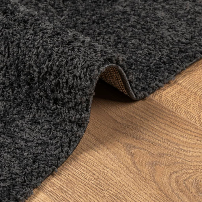 Covor pufos "PAMPLONA" fire înalte antracit modern 160x230 cm WALTI