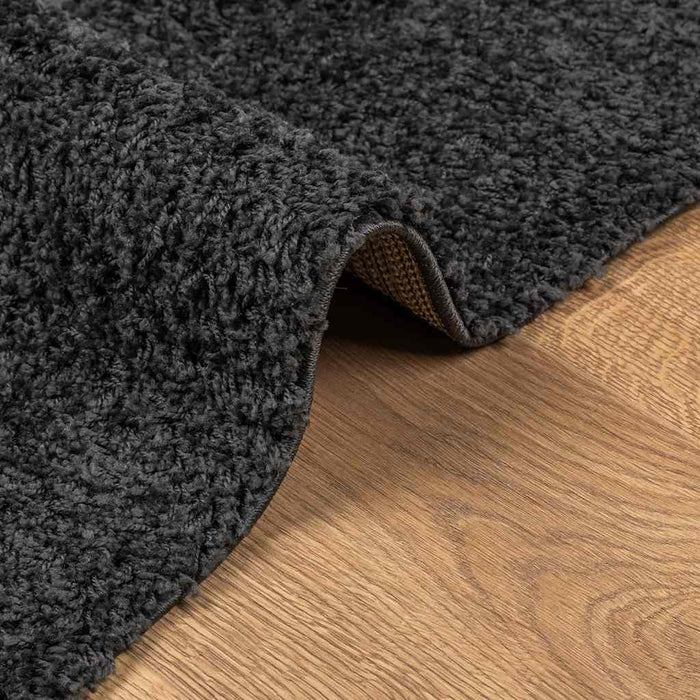 Covor pufos "PAMPLONA" fire înalte antracit modern 200x280 cm WALTI
