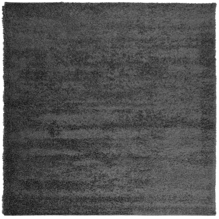 Covor pufos "PAMPLONA" fire înalte antracit modern 240x240 cm WALTI