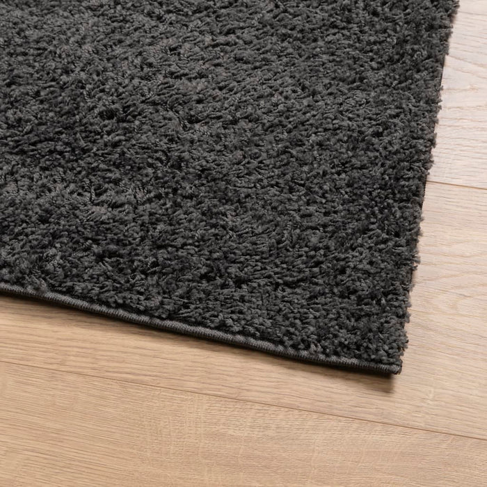 Covor pufos "PAMPLONA" fire înalte antracit modern 240x240 cm WALTI