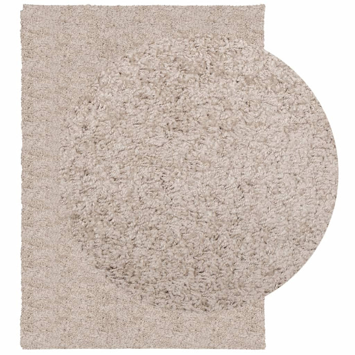 Covor pufos "PAMPLONA" cu fire înalte, bej modern, 120x170 cm WALTI