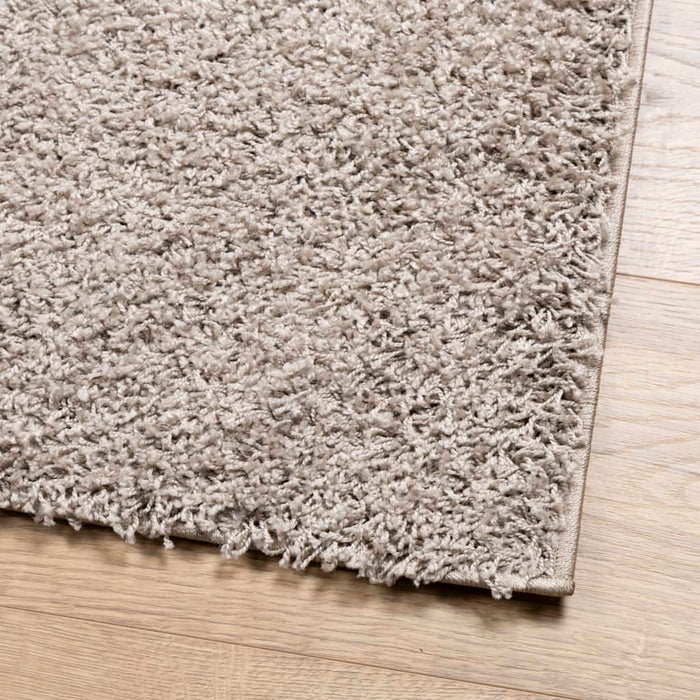 Covor pufos "PAMPLONA" cu fire înalte, bej modern, 120x170 cm WALTI