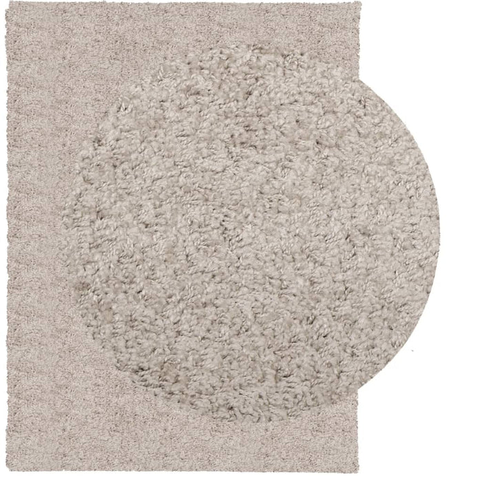 Covor pufos "PAMPLONA" cu fire înalte, bej modern, 300x400 cm WALTI