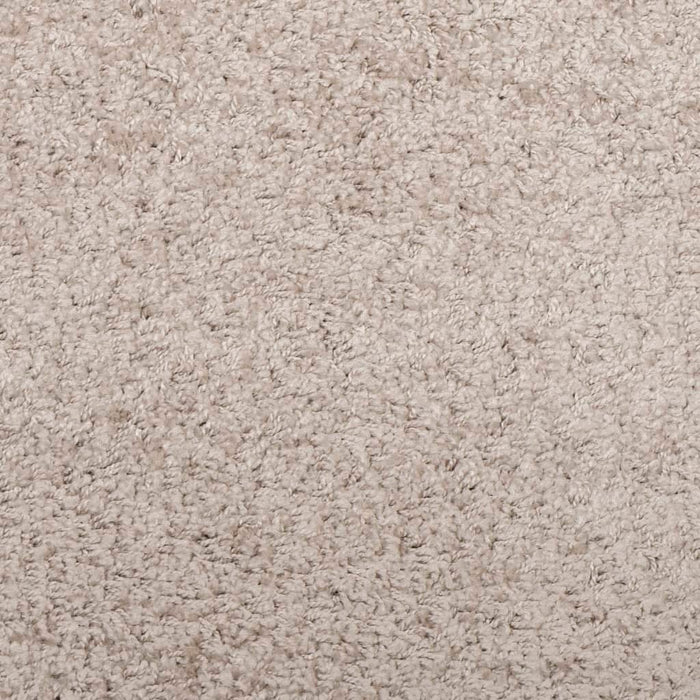 Covor pufos "PAMPLONA" cu fire înalte, bej modern, Ø 100 cm WALTI