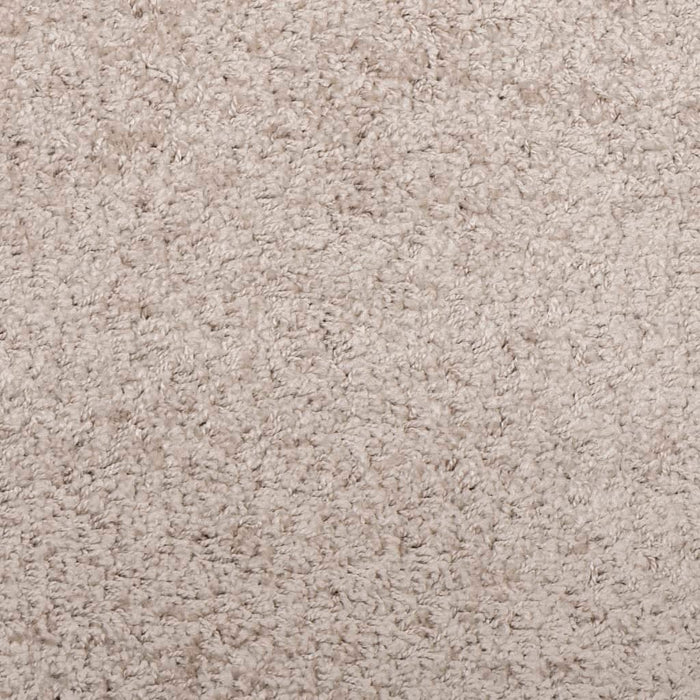 Covor pufos "PAMPLONA" cu fire înalte, bej modern, Ø 160 cm WALTI