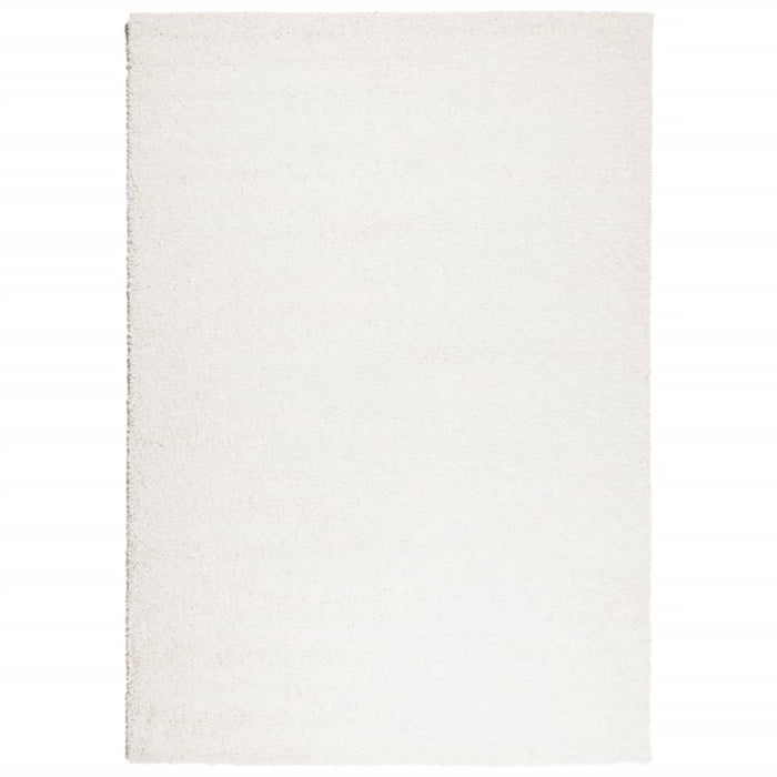 Covor pufos "PAMPLONA" cu fire înalte, crem modern, 120x170 cm - WALTI WALTI