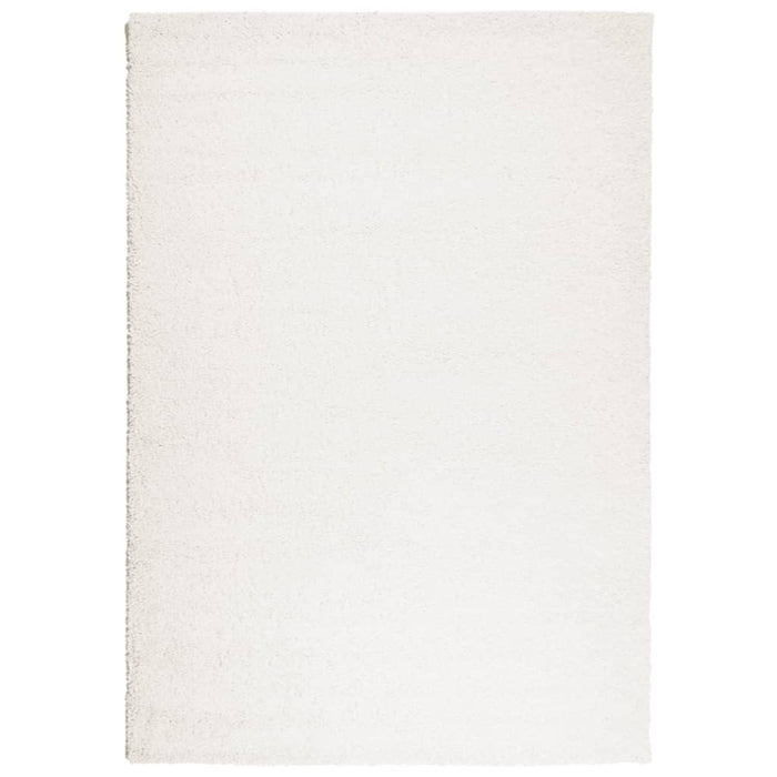 Covor pufos "PAMPLONA" cu fire înalte, crem modern, 160x230 cm - WALTI WALTI