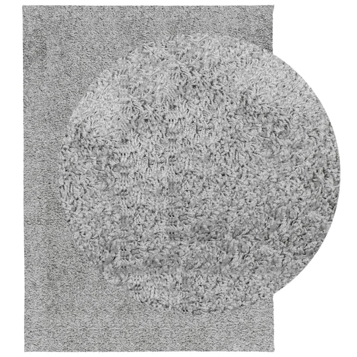 Covor pufos "PAMPLONA" cu fire înalte, gri modern, 140x200 cm - WALTI WALTI