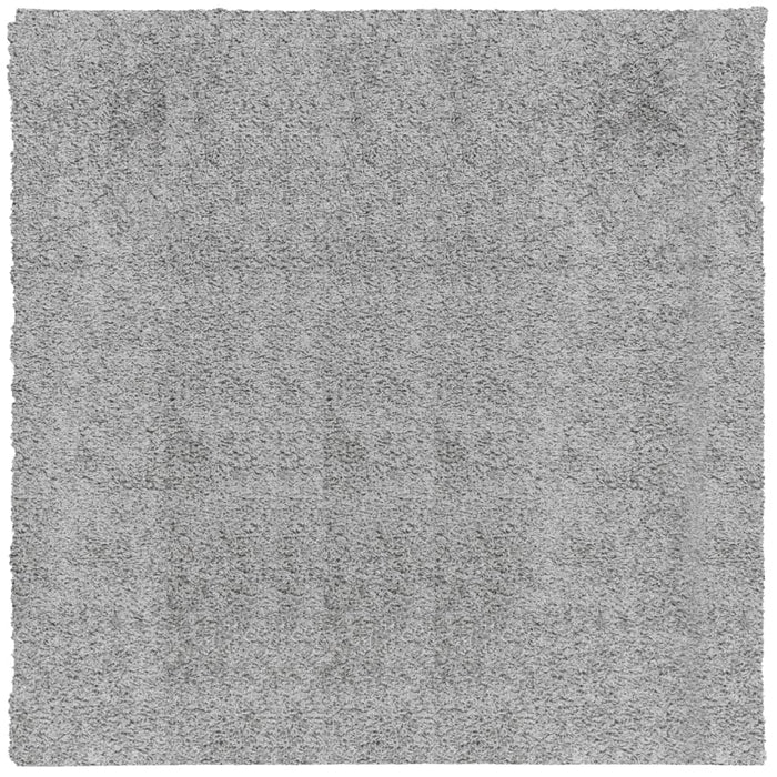 Covor pufos "PAMPLONA" cu fire înalte, gri modern, 200x200 cm WALTI