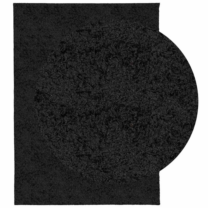 Covor pufos "PAMPLONA" cu fire înalte, negru modern, 140x200 cm WALTI
