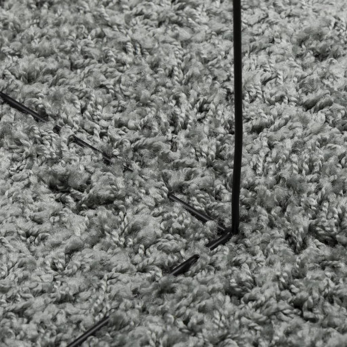 Covor pufos "PAMPLONA" cu fire înalte, verde modern, 80x150 cm - WALTI WALTI