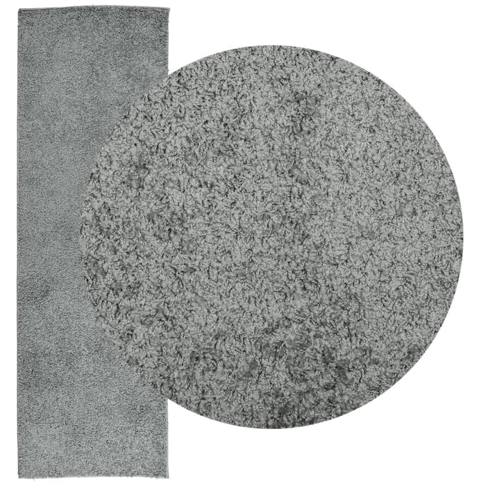 Covor pufos "PAMPLONA" cu fire înalte, verde modern, 80x250 cm - WALTI WALTI