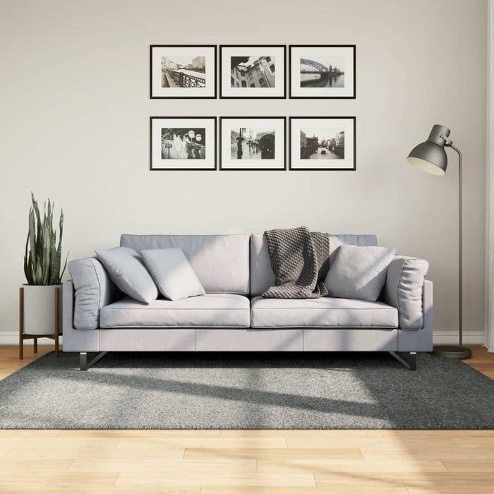 Covor pufos "PAMPLONA" cu fire înalte, verde modern, 140x200 cm WALTI