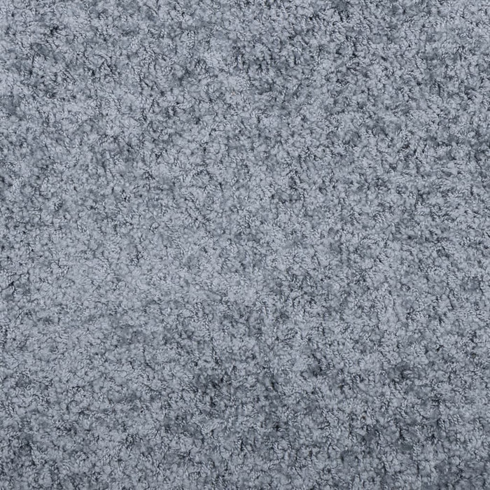 Covor pufos "PAMPLONA" cu fire înalte albastru modern 60x110 cm WALTI