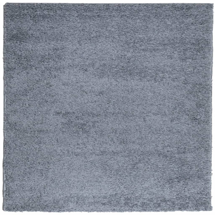 Covor pufos "PAMPLONA" fire înalte albastru modern 160x160 cm WALTI