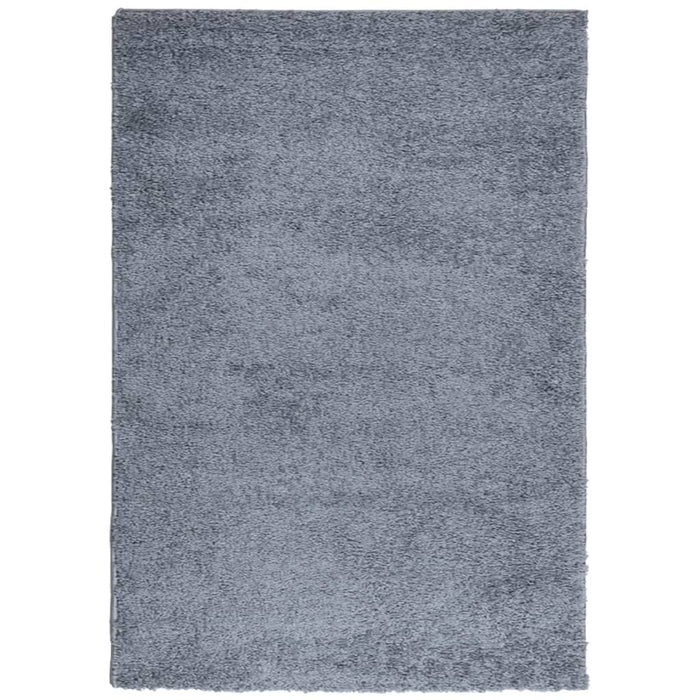 Covor pufos "PAMPLONA" fire înalte, albastru modern 160x230 cm WALTI