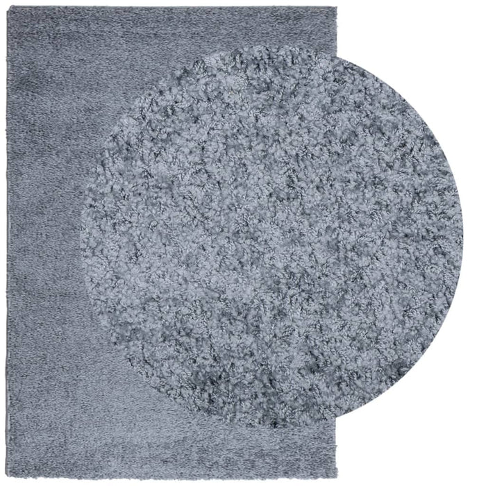 Covor pufos "PAMPLONA" fire înalte, albastru modern 160x230 cm WALTI