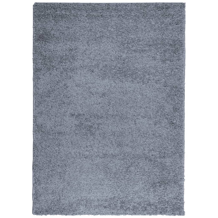 Covor pufos "PAMPLONA" cu fire înalte albastru modern 240x340cm - WALTI WALTI