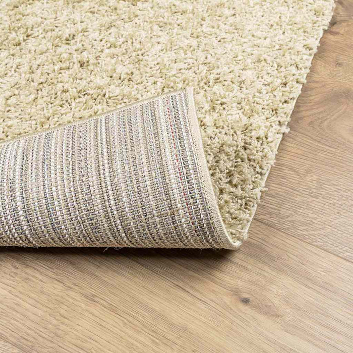 Covor pufos "PAMPLONA" cu fire înalte, auriu modern, 80x150 cm WALTI