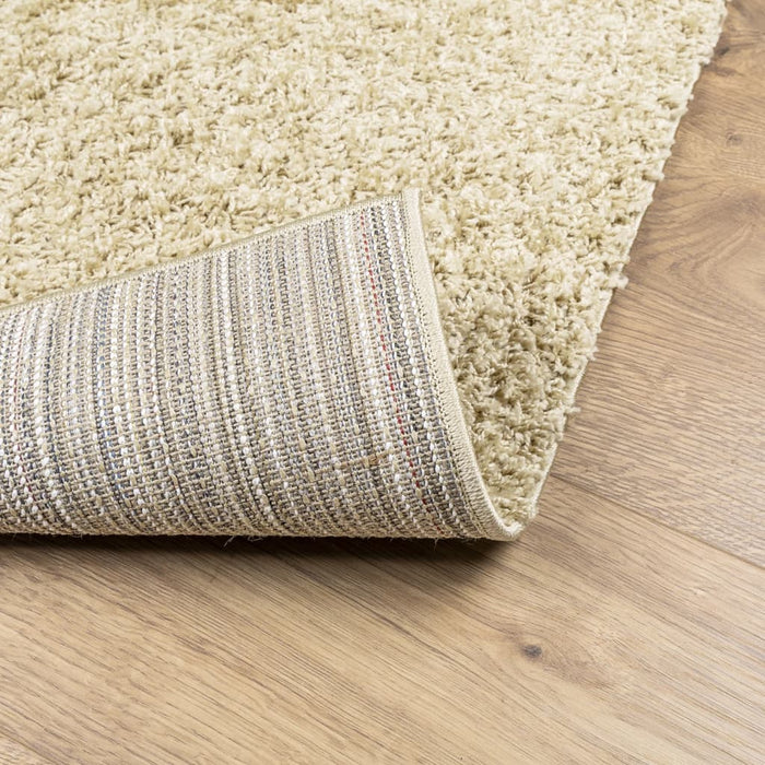 Covor pufos "PAMPLONA" cu fire înalte, auriu modern, 120x170 cm - WALTI WALTI