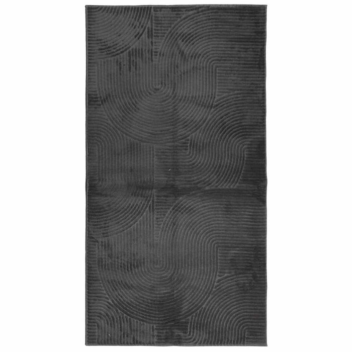 Covor IZA aspect scandinav cu fire scurte, antracit,80x150 cm - WALTI WALTI