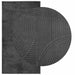 Covor IZA aspect scandinav cu fire scurte, antracit,80x150 cm - WALTI WALTI