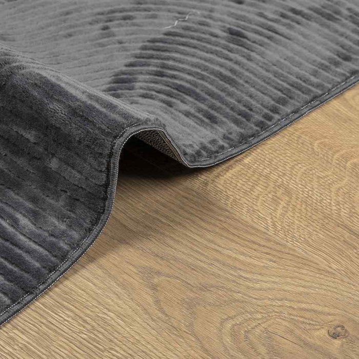 Covor IZA aspect scandinav cu fire scurte, antracit,80x150 cm - WALTI WALTI