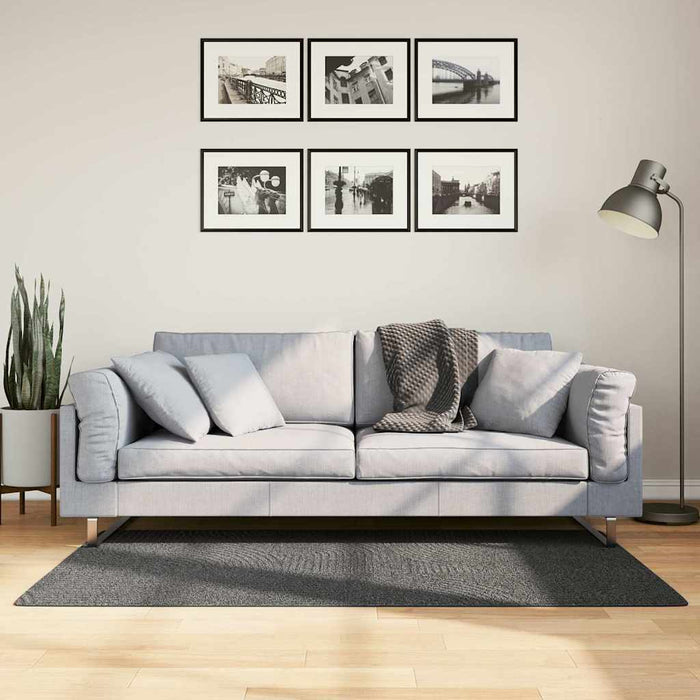 Covor IZA aspect scandinav cu fire scurte, antracit,80x150 cm - WALTI WALTI