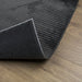 Covor IZA aspect scandinav cu fire scurte, antracit,120x170cm - WALTI WALTI