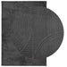 Covor IZA aspect scandinav cu fire scurte, antracit,160x230cm - WALTI WALTI
