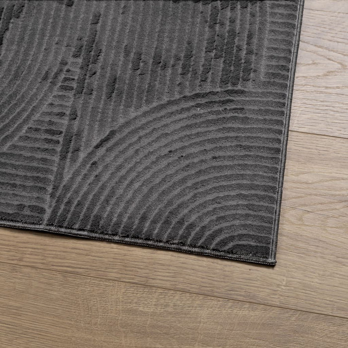 Covor IZA aspect scandinav cu fire scurte, antracit,200x280cm - WALTI WALTI
