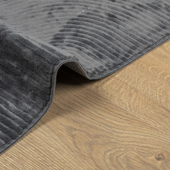 Covor IZA aspect scandinav cu fire scurte, antracit,240x340cm - WALTI WALTI