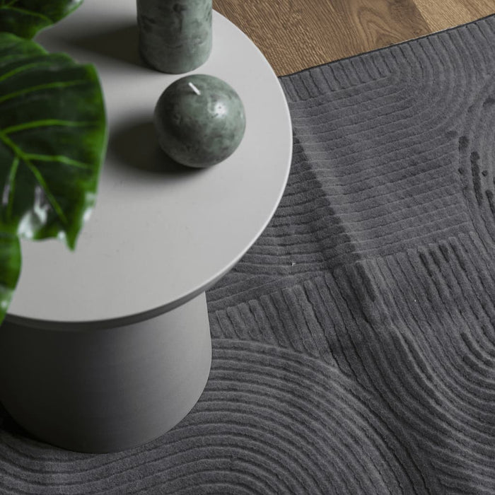 Covor IZA aspect scandinav cu fire scurte, antracit,240x340cm - WALTI WALTI