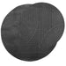 Covor "IZA" aspect scandinav, cu fire scurte, antracit, Ø 100cm - WALTI WALTI