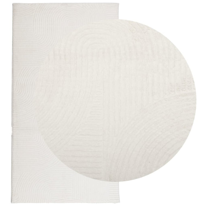 Covor IZA aspect scandinav, cu fire scurte, crem, 80x150 cm - WALTI WALTI