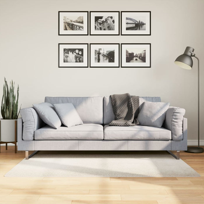Covor IZA aspect scandinav, cu fire scurte, crem, 80x150 cm - WALTI WALTI