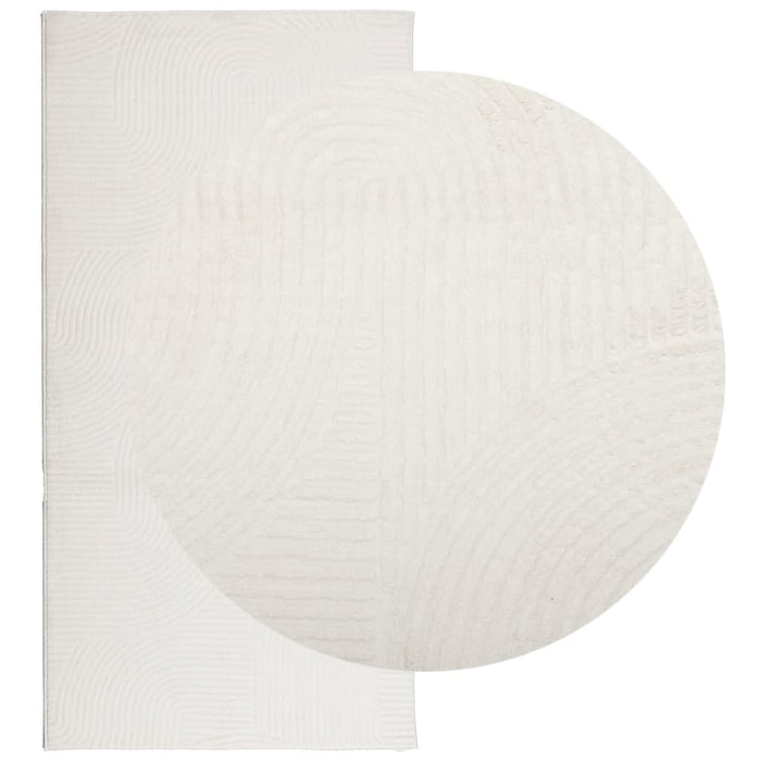 Covor IZA aspect scandinav, cu fire scurte, crem, 100x200 cm - WALTI WALTI