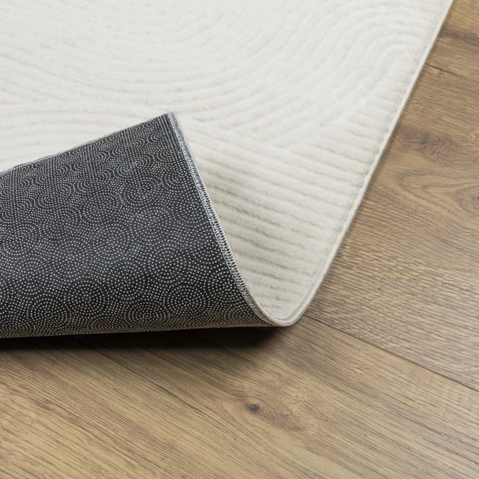 Covor IZA aspect scandinav, cu fire scurte, crem, 100x200 cm - WALTI WALTI
