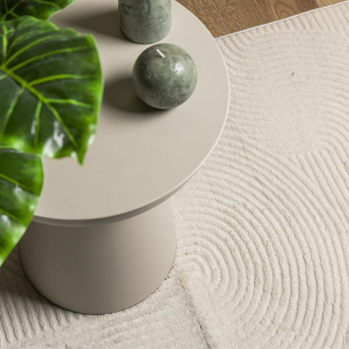 Covor IZA aspect scandinav, cu fire scurte, crem, 100x200 cm - WALTI WALTI